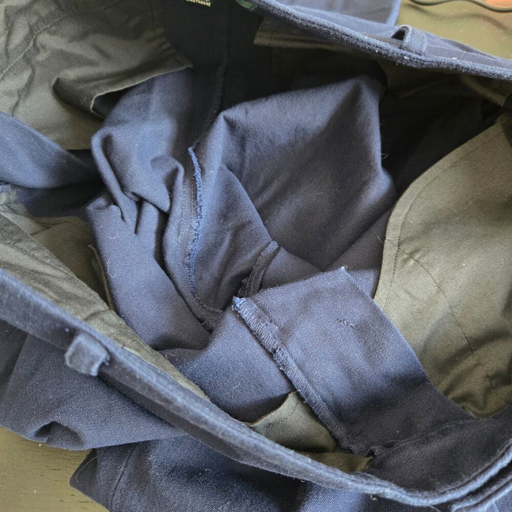 Lauren Ralph Lauren Navy Chino Pants Casual Workwear Cotton Women 14W - Picture 9 of 11